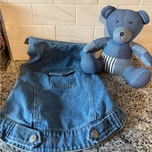 Levi x Target Denim Dog Jacket and Patchwork Bear